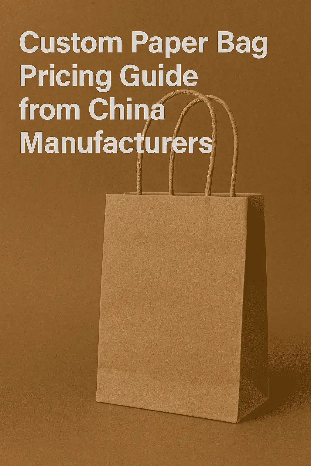 Custom Paper Bag Pricing Guide from China Manufacturers